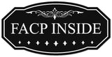 Signs ByLITA Victorian FACP Inside Wall or Door Sign - Easy Installation | Durable Wall or Door