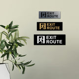 Basic Exit Route Wall or Door Sign