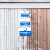 Classic Framed Plus Information - ??????? Door or Wall Sign | Bilingual General Signs - Arabic