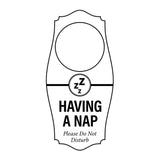 Signs ByLITA Having a Nap. Please Do Not Disturb Door Hanger