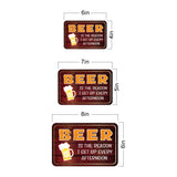 Classic Framed Plus Beer Is The Reason I Get Up Every Afternoon. Door or Wall Sign | Funny Home Decor