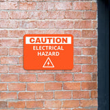 Classic Framed Plus Caution - Electrical Hazard Door or Wall Sign | Safety and Maintenance
