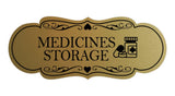 Signs ByLITA Designer Medicines Storage Wall or Door Sign