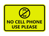 Classic Framed No Cell Phone Use Please