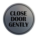 Signs ByLITA Circle Close Door Gently Wall or Door Sign