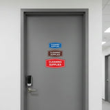 Signs ByLITA Fancy Cleaning Supplies Sign | Durable Plastic | Vibrant Colors | Powerful Foam Tape