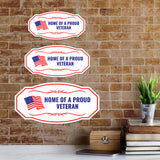 Victorian Plus Home of a Proud Veteran Wall or Door Sign| Honor Veterans with Military Signs | US Pride | Businesses and Homes