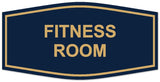 Signs ByLITA Fancy Fitness Room Sign | Durable Plastic | Vibrant Colors | Powerful Foam Tape
