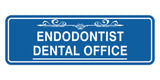 Signs ByLITA Standard Endodontist Dental Office Tooth Vector Wall or Door Sign