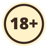 Signs ByLITA Circle 18+ Graphic Door or Wall Sign | Easy Installation | Durable Construction | Promote Health And Safety | Caution Warning Sign for Home, Business and Office Spaces