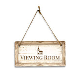 Funeral Home & Memorial Signs - 5 x 10" Hanging Signs