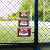 Classic Framed Plus Survivors Will Be Prosecuted (If There Are Any) Door or Wall Sign | Home Security