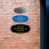 Signs ByLITA Victorian Shower Before Using the Facilities Wall or Door Sign
