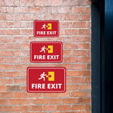 Classic Framed Plus Fire Exit Wall or Door Sign | Workplace Health and Safety
