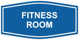 Signs ByLITA Fancy Fitness Room Sign | Durable Plastic | Vibrant Colors | Powerful Foam Tape
