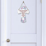 Cast your burden on the Lord, and he will sustain you Cross Hanging Sign | Rustic Twine | Inspiring Religious Bible Decor