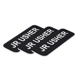 Jr Usher 1 x 3" Name Tag, (3 Pack)