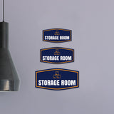 Fancy Plus Storage Room Wall or Door Sign | Business and Workplace Signage