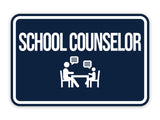 Classic Framed School Counselor Wall or Door Sign