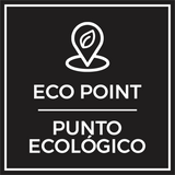 Signs ByLITA Square Eco Point Wall or Door Sign | Spanish Bilingual Business And Office Signs