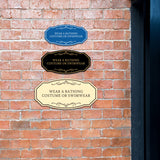 Signs ByLITA Victorian Required: Wear a Bathing Costume Or Swimwear Wall or Door Sign