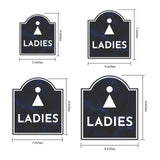 Ladies (Restroom Vector)' Headstone ? Wall/Door Restroom & Hygiene Sign
