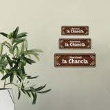 Standard Plus I Survived la Chancla Door or Wall Sign | Funny Spanish Signs For Stores & Businesses