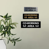 Basic Co-Working Area Wall or Door Sign
