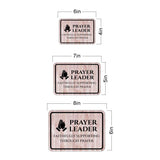 Classic Framed Plus Prayer Leader – Faithfully Supporting Through Prayer Door or Wall Sign | Place of Worship Signs