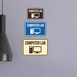 Classic Framed Computer Lab Wall or Door Sign