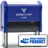 All Quality Locally Sourced Product Self-Inking Rubber Stamp