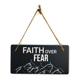 Inspirational and Motivational Religious 5x10 Hanging Plus Wall or Door Sign