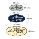 Victorian Shoes Off Please (Sneaker) Wall or Door Sign