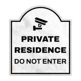 Private Residence Do Not Enter' Headstone - Wall or Door Signs ? Access & Control Sign