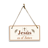 Spanish Inspirational Faith Phrases - 5 x 10" Hanging Signs
