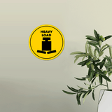 Circle Plus Heavy Load Wall or Door Sign | Easy Installation | Office & Building Warning Signage