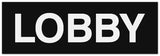 Signs ByLITA Basic Lobby Sign - Easy Installation | Durable Material
