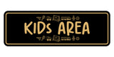 Signs ByLITA Standard Kids Area (Toy vector) Wall or Door Sign
