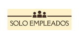 Signs ByLITA Basic Solo Empleados Wall or Door Sign