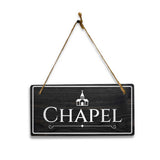 Funeral Home & Memorial Signs - 5 x 10" Hanging Signs