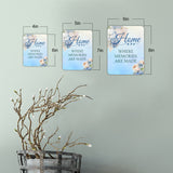 Portrait Round Plus Home Where Memories Are Made Wall or Door Sign | Funny Novelty Home Signs | Home Reminders For Families