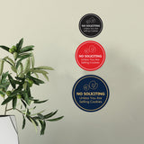 Circle No Soliciting Unless You Are Selling Cookies Wall or Door Sign