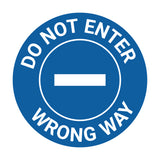Signs ByLITA Circle Do Not Enter, Wrong Way Wall or Door Sign