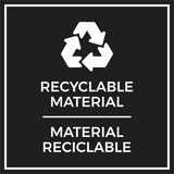 Signs ByLITA Square Recyclable Material Door or Wall Sign | Spanish Bilingual Business And Office Signs