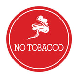 Signs ByLITA Circle No Tobacco Wall or Door Sign