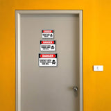Classic Framed Plus Danger: Contact with Power Lines Can Killن Door or Wall Sign | Miscellaneous Warning Signs - Industrial & Construction