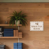 Classic Framed Plus Spray Tan Room — Wall or Door Sign | Treatment Room - Sign