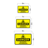 Classic Framed Plus Danger No Entry Hazardous Door or Wall Sign | Workplace Health and Safety Warning Signage