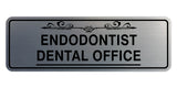Signs ByLITA Standard Endodontist Dental Office Tooth Vector Wall or Door Sign