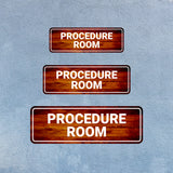 Standard Plus Procedure Room Wall or Door Sign | Office Signage